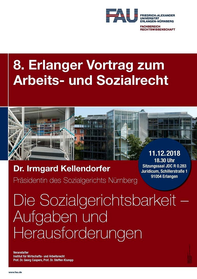 8. Erlanger Vortrag zum Arbeits und Sozialrecht